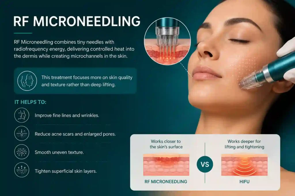 What Does RF Microneedling Do That HIFU Alone Cannot Byfleet