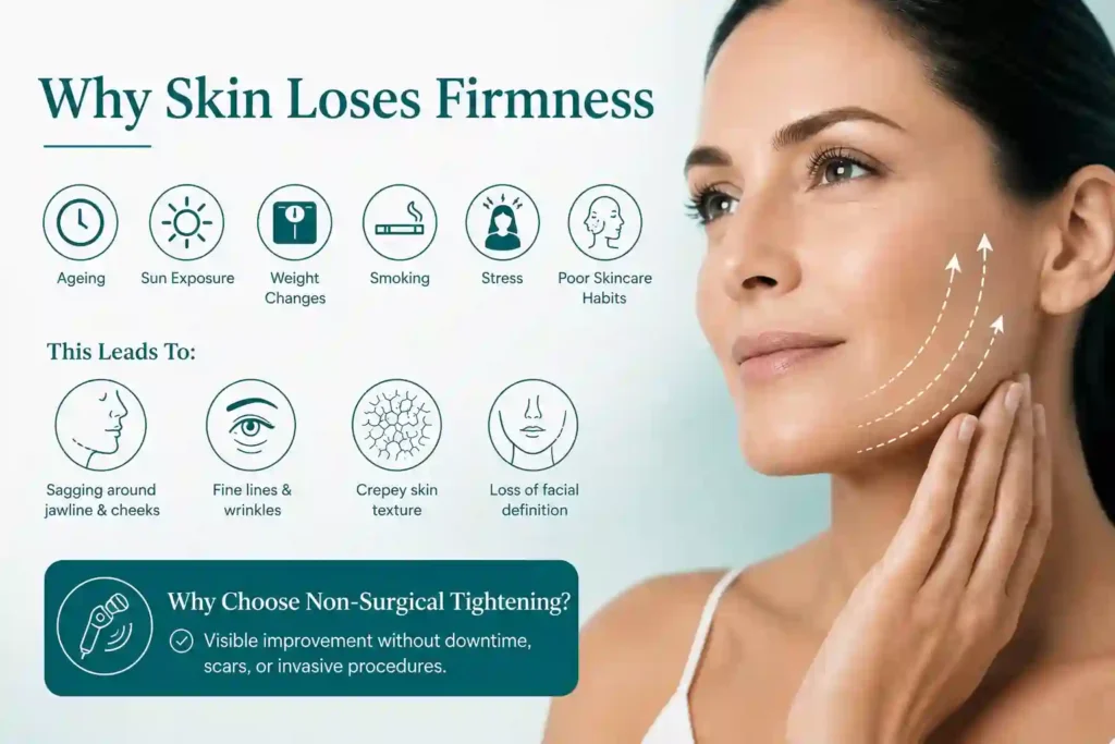 What Makes Skin Lose Firmness and Why Do People Seek Non-Surgical Tightening Byfleet?